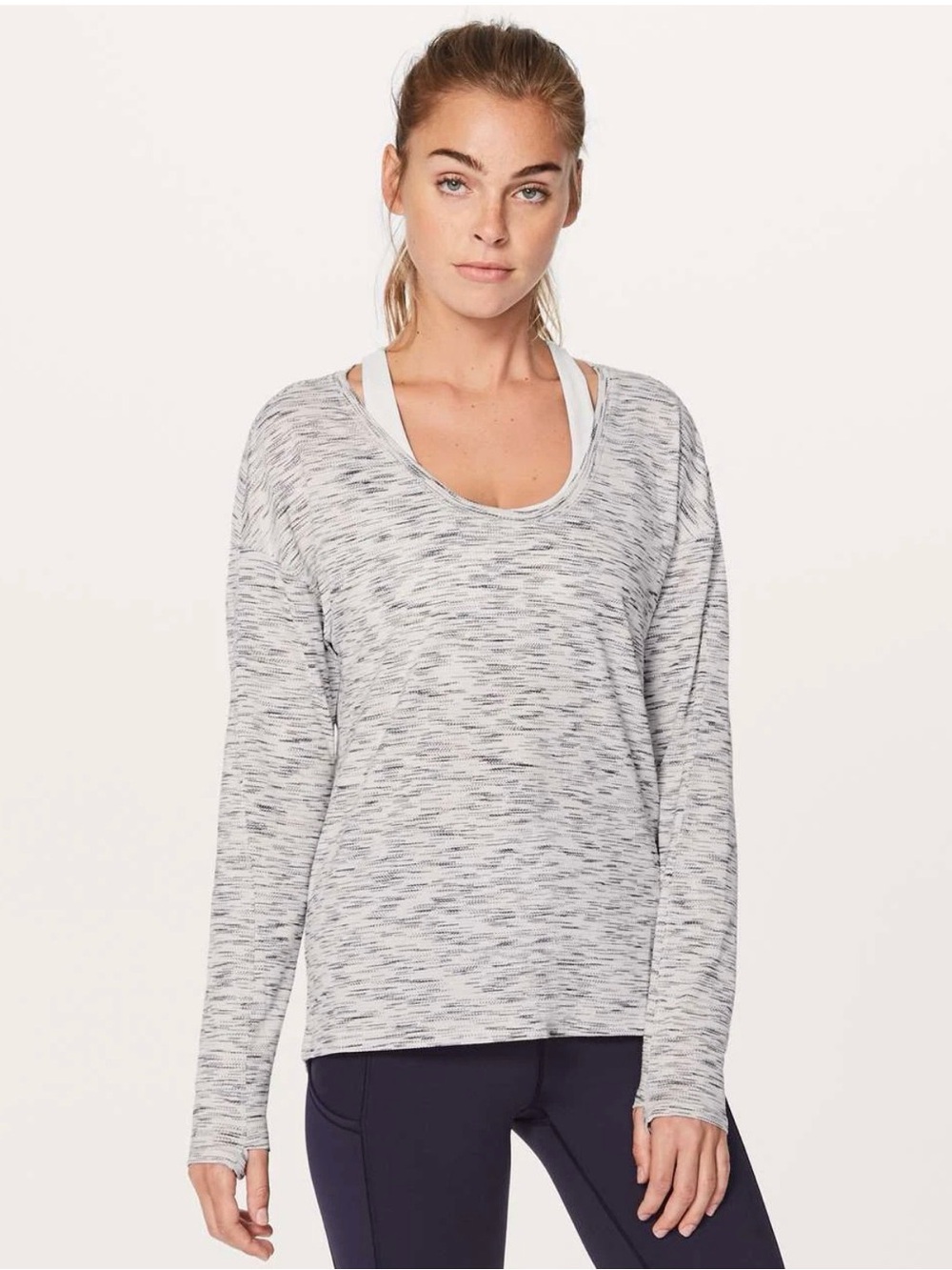 lululemon athletica Meant to Move Tiger Space-Dye Long Sleeve Running Tee